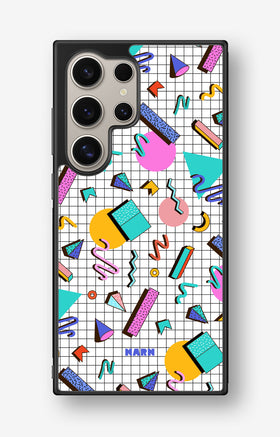 Samsung Galaxy S24 Ultra Hard Case – 80s Memphis - View 1