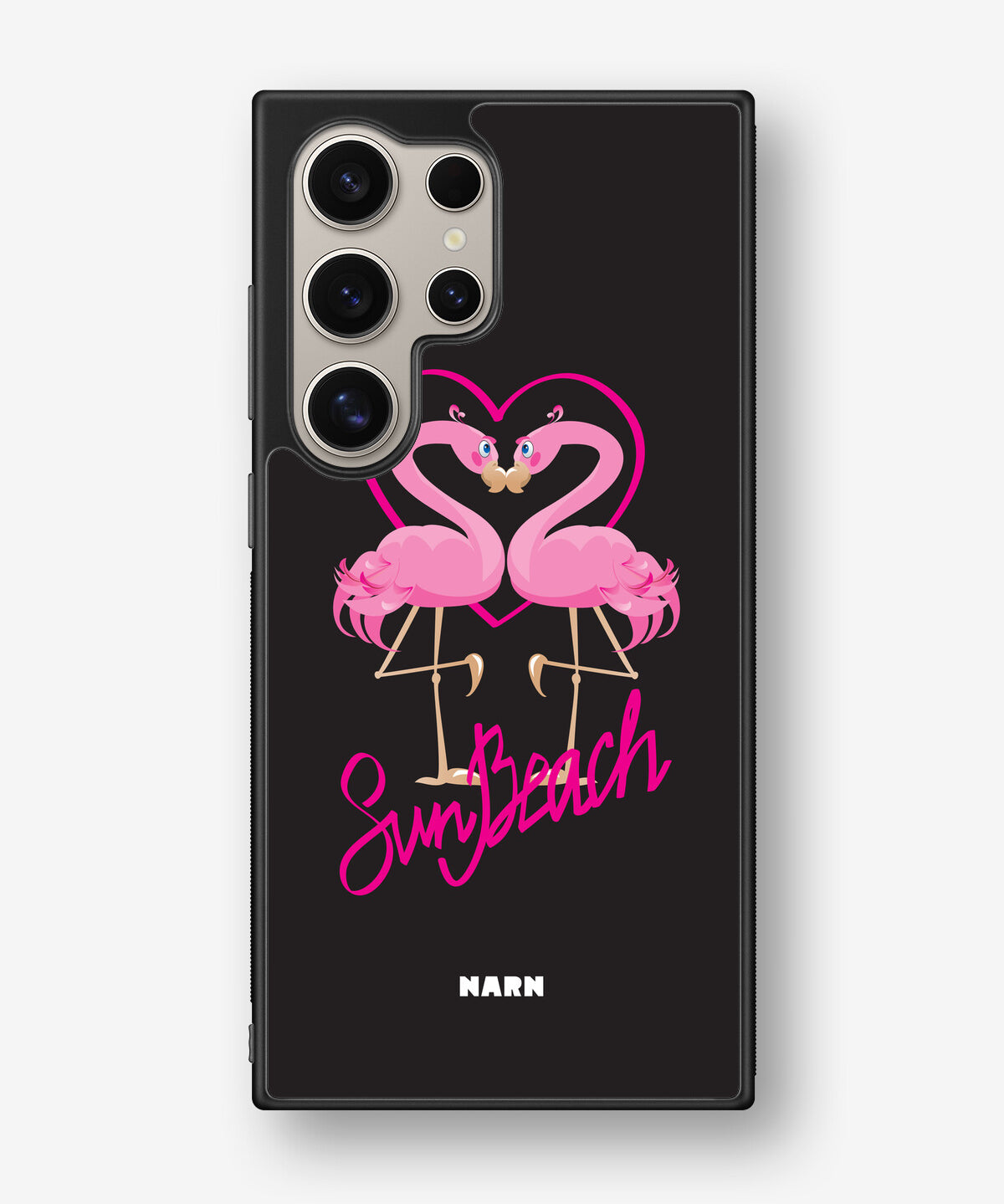 Samsung Galaxy S24 Ultra Hard Case – Beach Flamingo - View 1