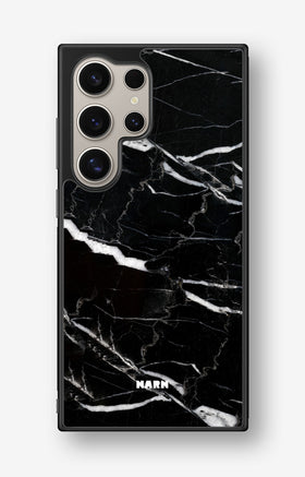 Samsung Galaxy S24 Ultra Hard Case – Black Marble - View 1