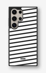 Samsung Galaxy S24 Ultra Hard Case – Black Stripes - View 1
