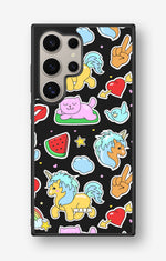 Samsung Galaxy S24 Ultra Hard Case – Cute Stickers - View 1