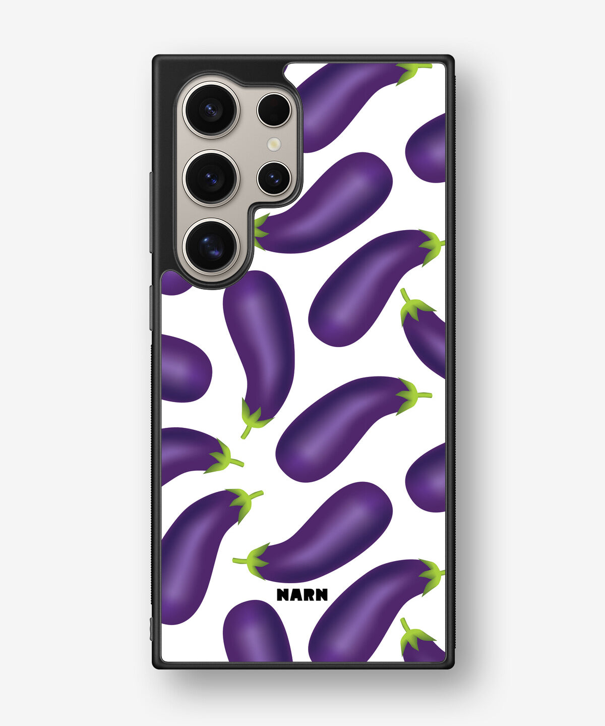 Samsung Galaxy S24 Ultra Hard Case – Eggplant Pattern - View 1