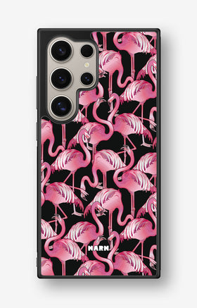 Samsung Galaxy S24 Ultra Hard Case – Flamingos - View 1