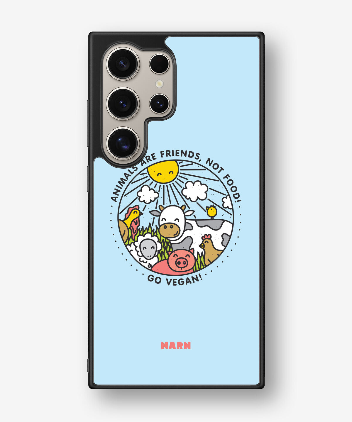 Samsung Galaxy S24 Ultra Hard Case – Friends, Not Food - View 1