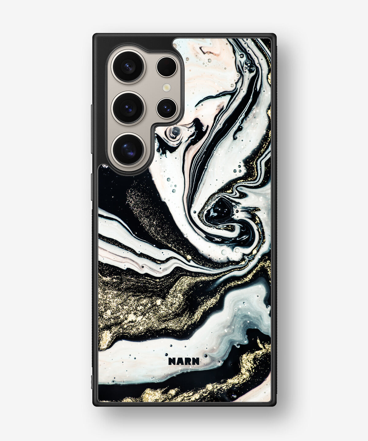 Samsung Galaxy S24 Ultra Hard Case – Golden Swirl - View 1