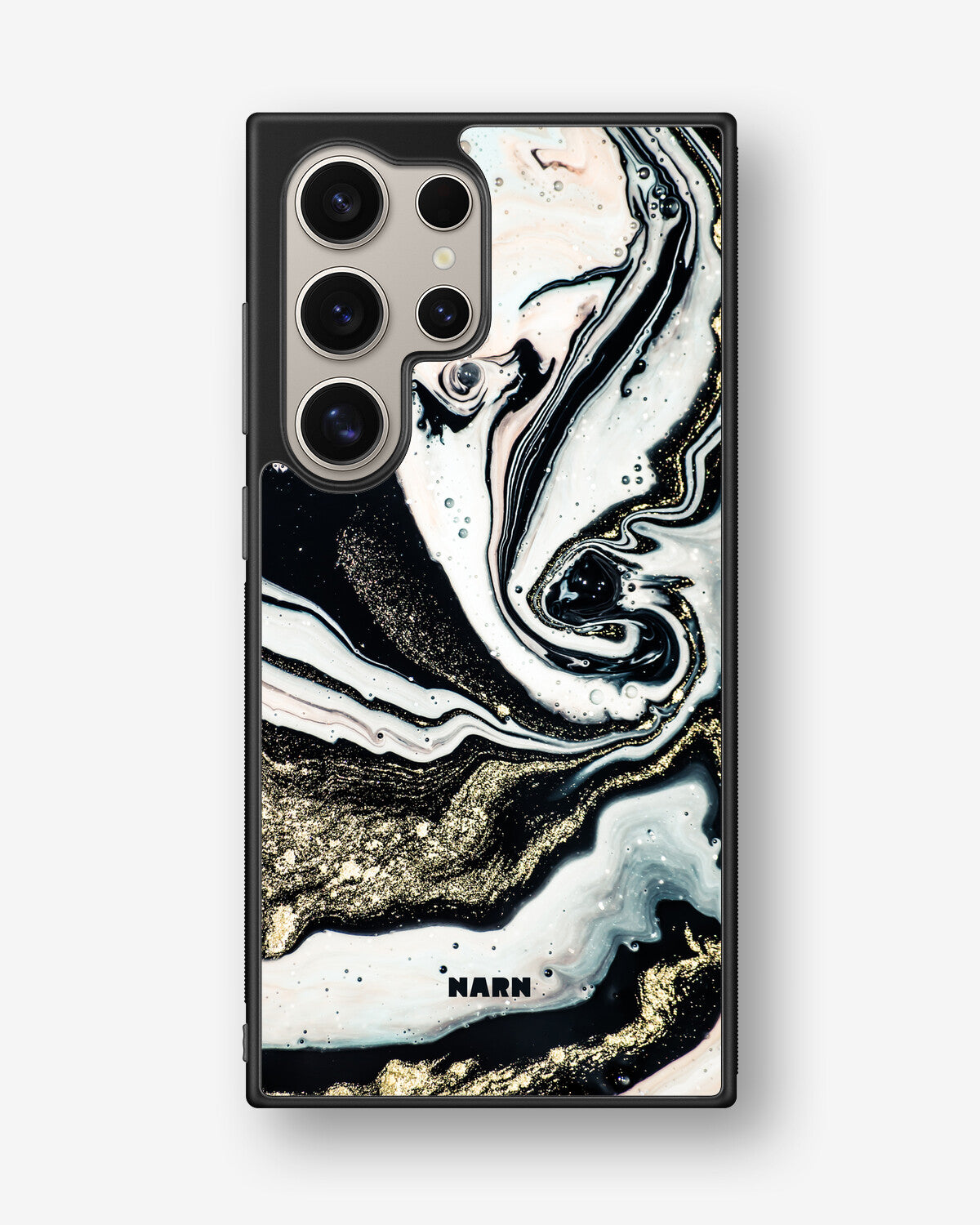 Samsung Galaxy S24 Ultra Hard Case – Golden Swirl - View 1