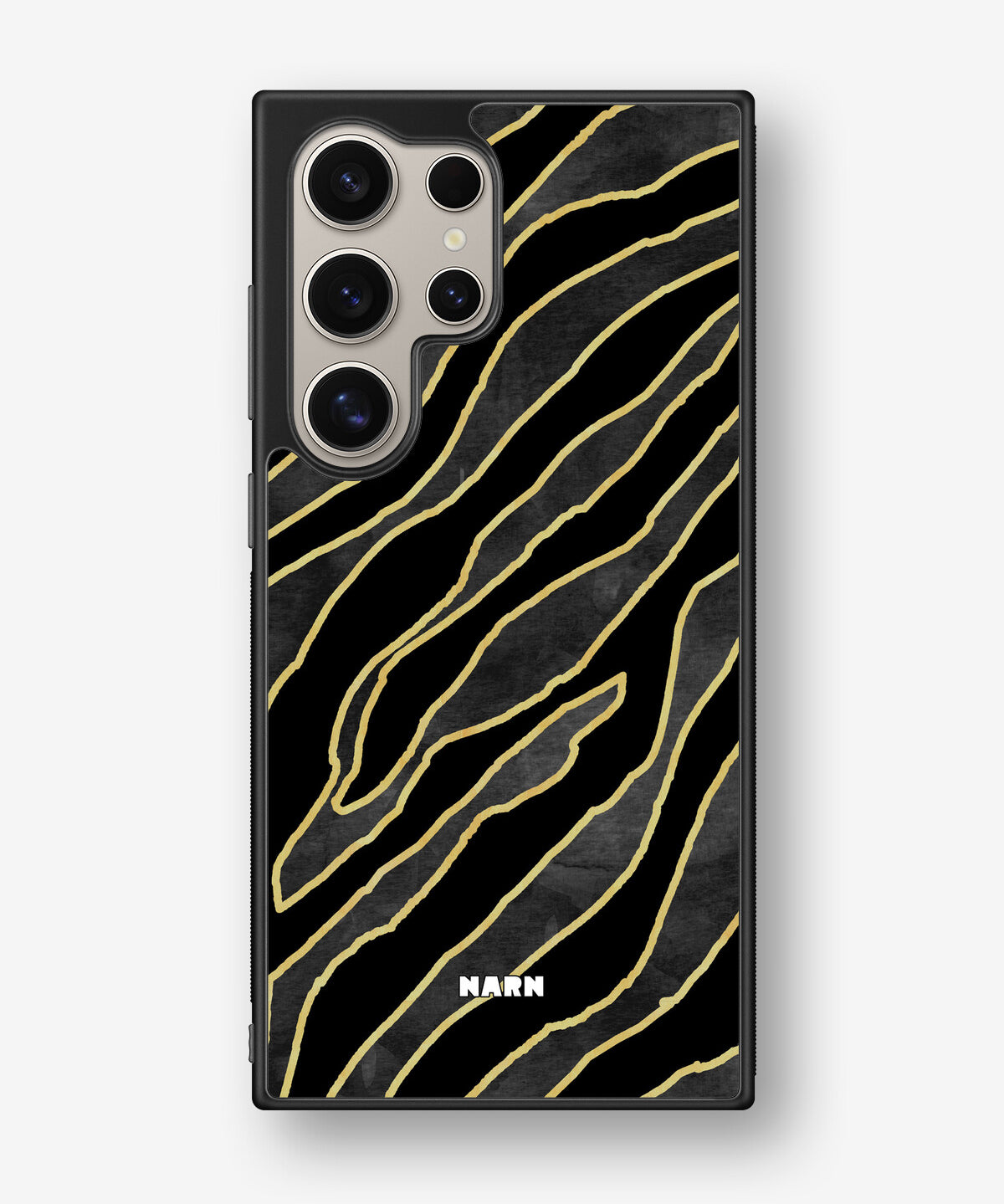 Samsung Galaxy S24 Ultra Hard Case – Golden Zebra - View 1