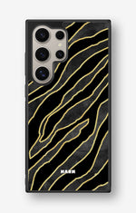 Samsung Galaxy S24 Ultra Hard Case – Golden Zebra - View 1