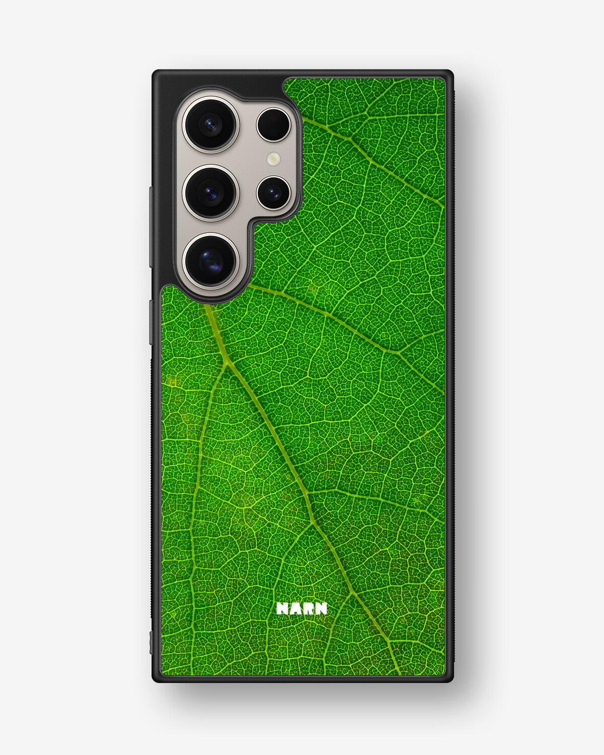 Samsung Galaxy S24 Ultra Hard Case – Green Leafy - View 1