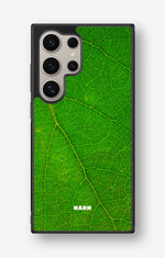 Samsung Galaxy S24 Ultra Hard Case – Green Leafy - View 1