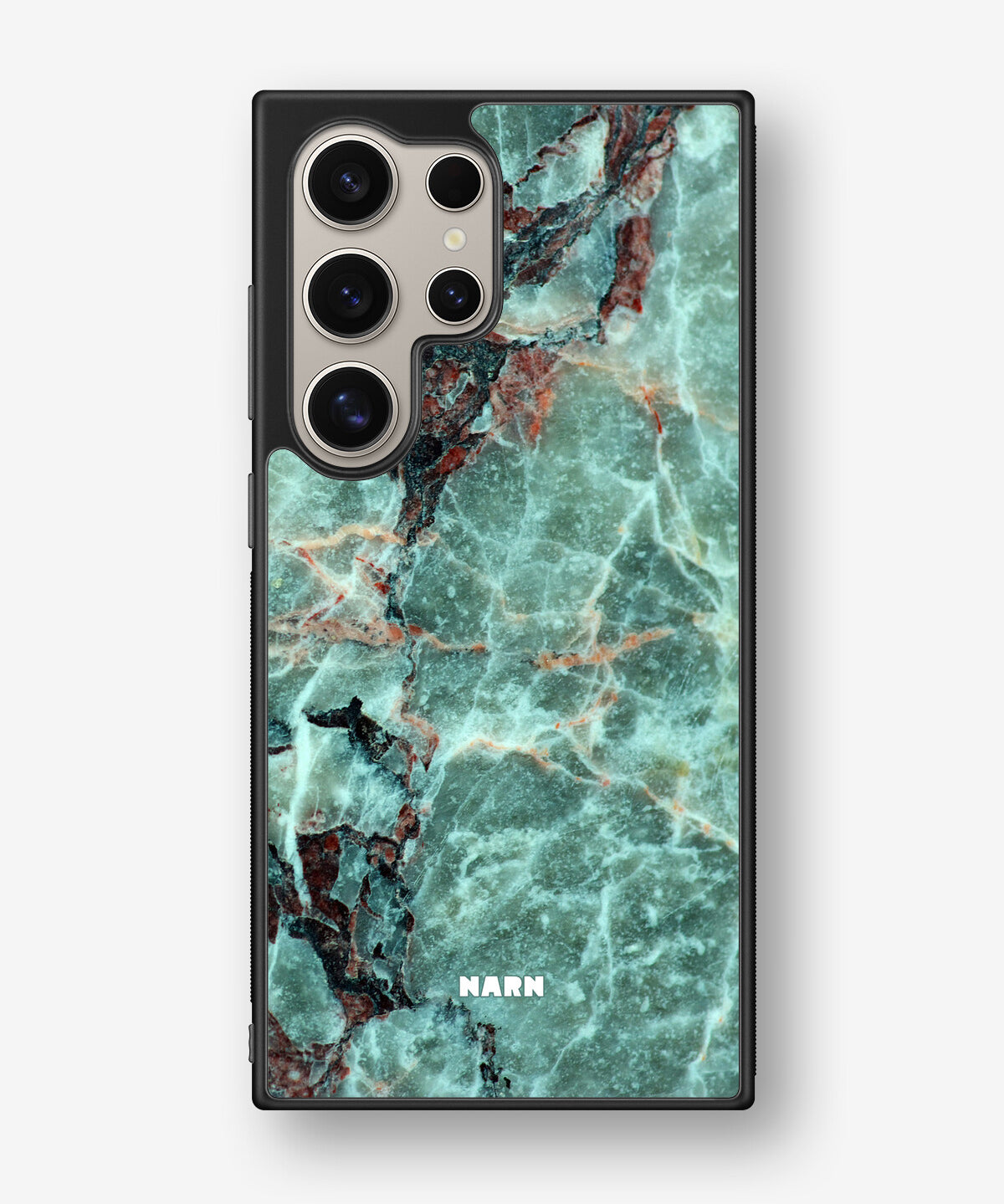 Samsung Galaxy S24 Ultra Hard Case – Green Marble - View 1
