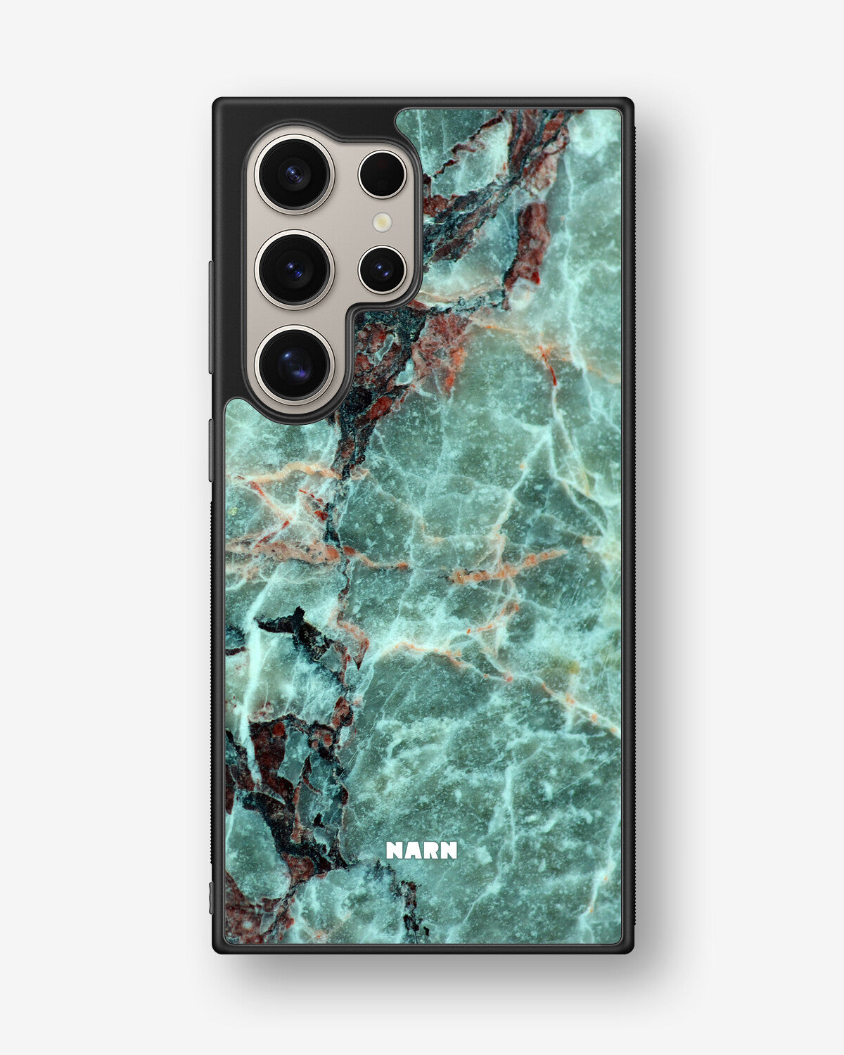 Samsung Galaxy S24 Ultra Hard Case – Green Marble - View 1