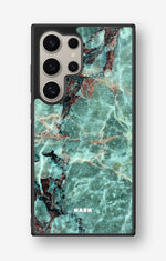 Samsung Galaxy S24 Ultra Hard Case – Green Marble - View 1