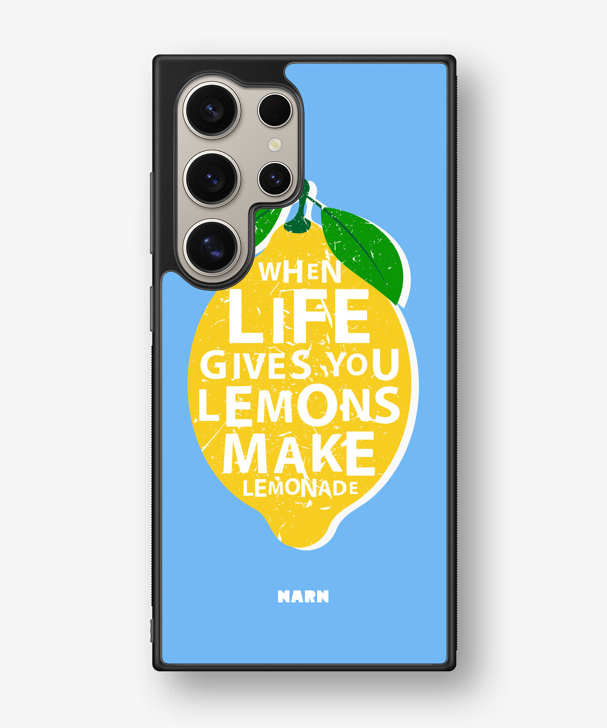Samsung Galaxy S24 Ultra Hard Case – Lemon Quote - View 1