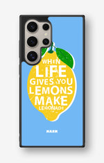 Samsung Galaxy S24 Ultra Hard Case – Lemon Quote - View 1