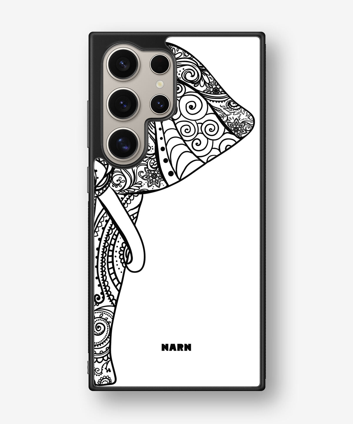 Samsung Galaxy S24 Ultra Hard Case – Mandala Elephant - View 1
