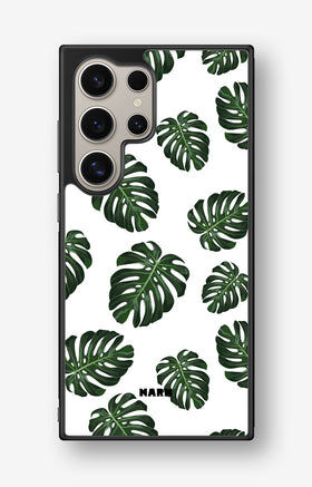Samsung Galaxy S24 Ultra Hard Case – Monstera Pattern - View 1