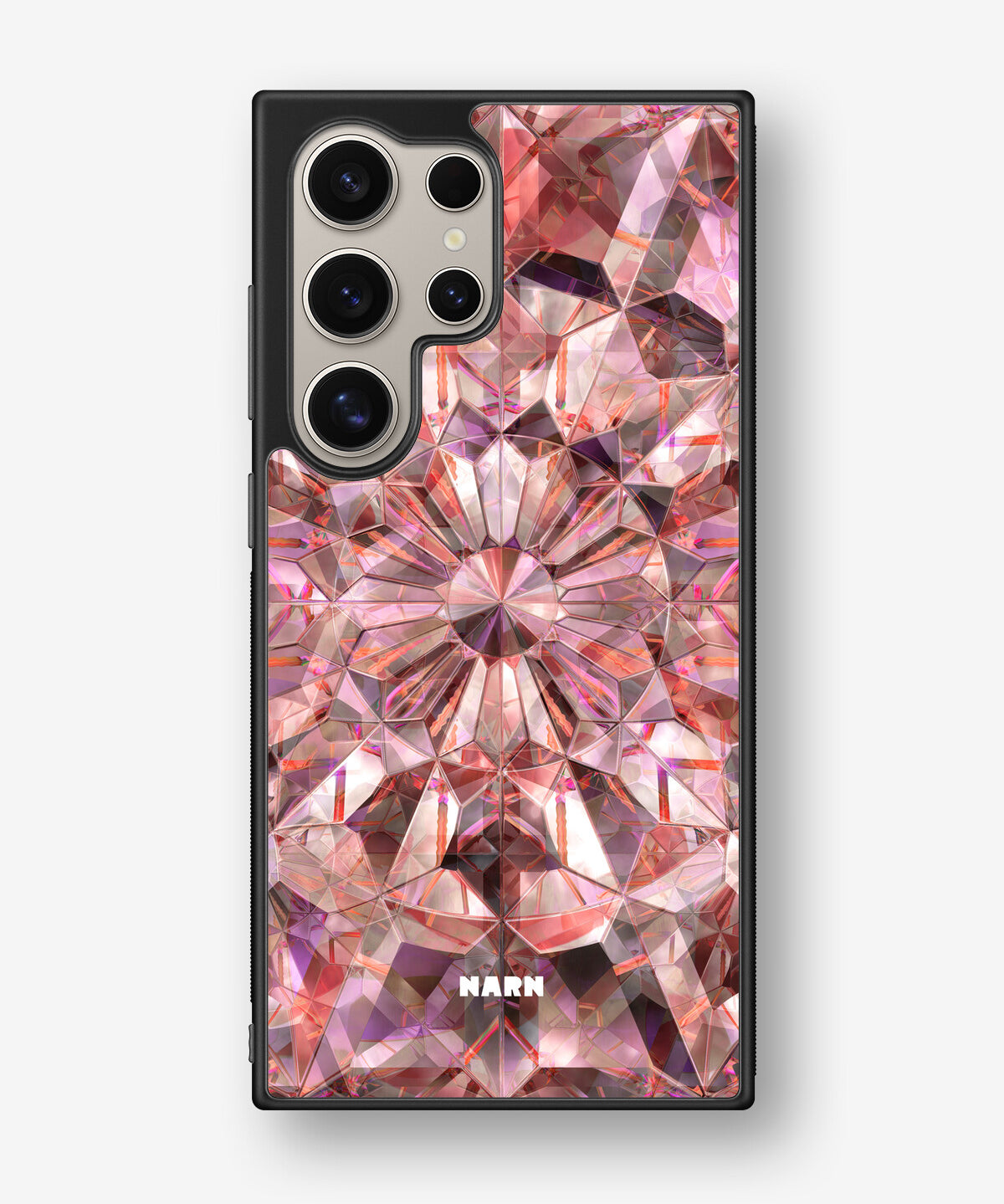 Samsung Galaxy S24 Ultra Hard Case – Pink Crystals - View 1