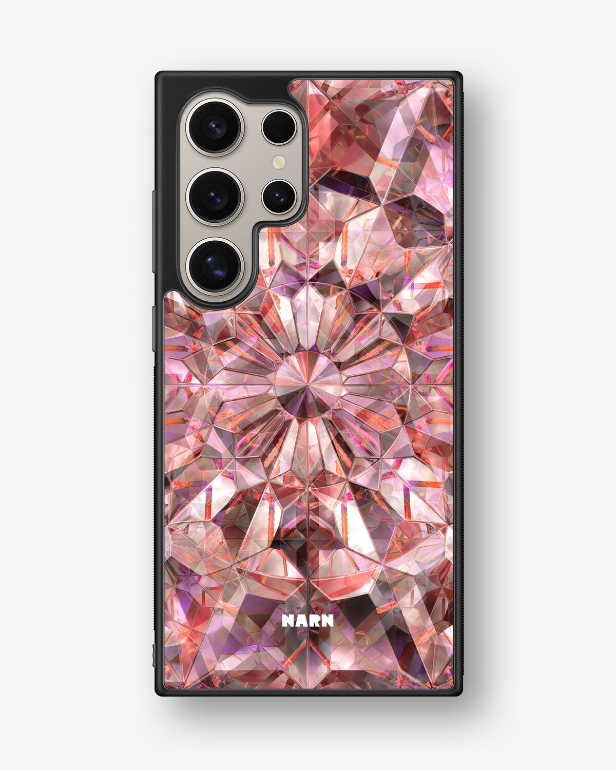 Samsung Galaxy S24 Ultra Hard Case – Pink Crystals - View 1