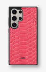 Samsung Galaxy S24 Ultra Hard Case – Pink Snake - View 1