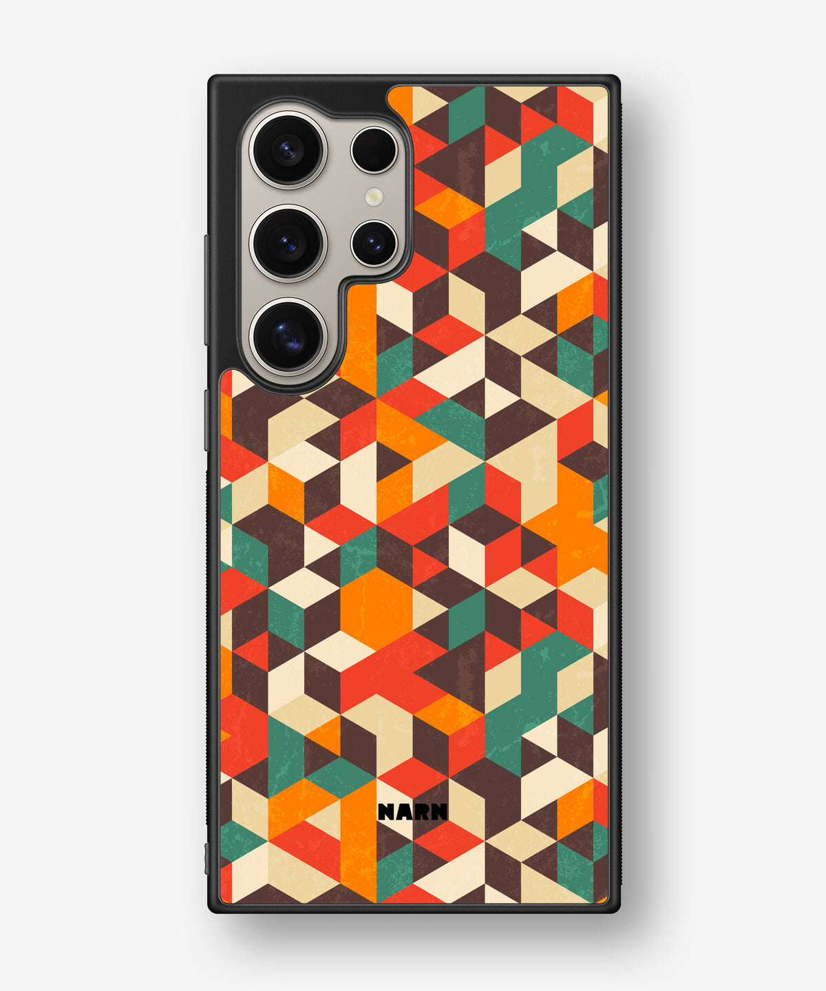 Samsung Galaxy S24 Ultra Hard Case – Retro Geometric - View 1