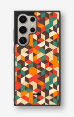 Samsung Galaxy S24 Ultra Hard Case – Retro Geometric - View 1