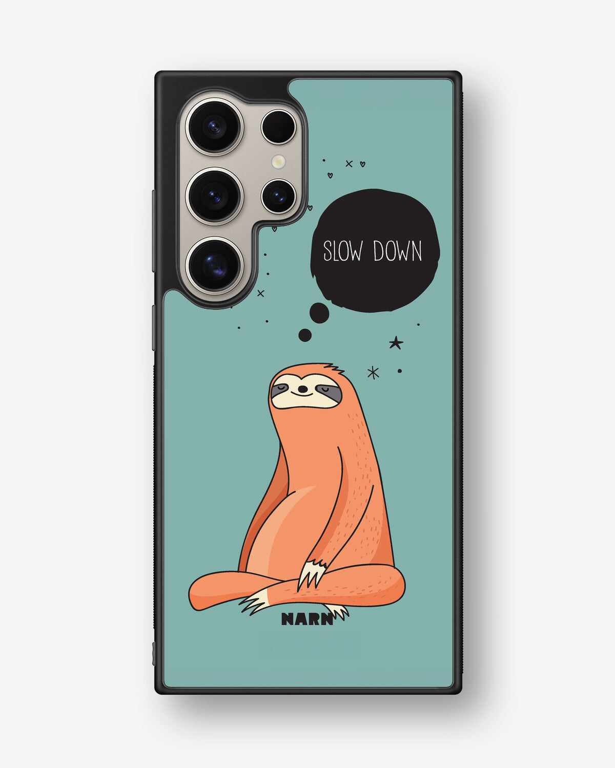 Samsung Galaxy S24 Ultra Hard Case – Slow Down Sloth - View 1