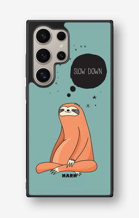 Samsung Galaxy S24 Ultra Hard Case – Slow Down Sloth - View 1