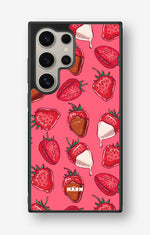 Samsung Galaxy S24 Ultra Hard Case – Strawberry Chocolate - View 1