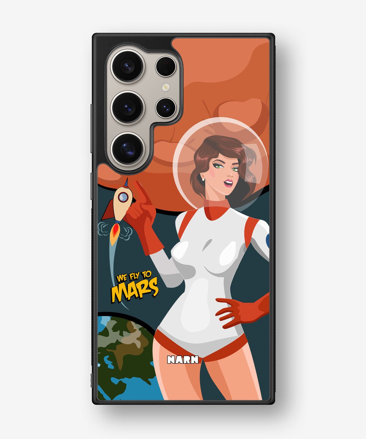 Samsung Galaxy S24 Ultra Hard Case – We Fly To Mars - View 1