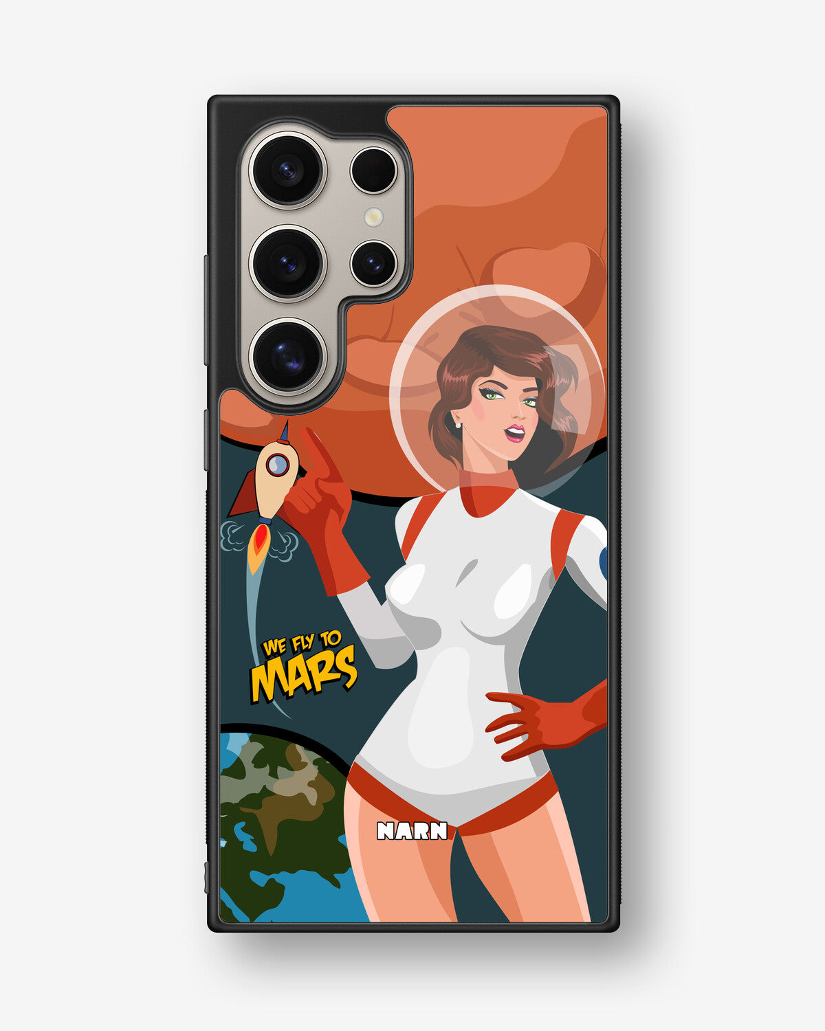 Samsung Galaxy S24 Ultra Hard Case – We Fly To Mars - View 1