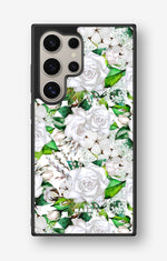 Samsung Galaxy S24 Ultra Hard Case – White Bloom - View 1