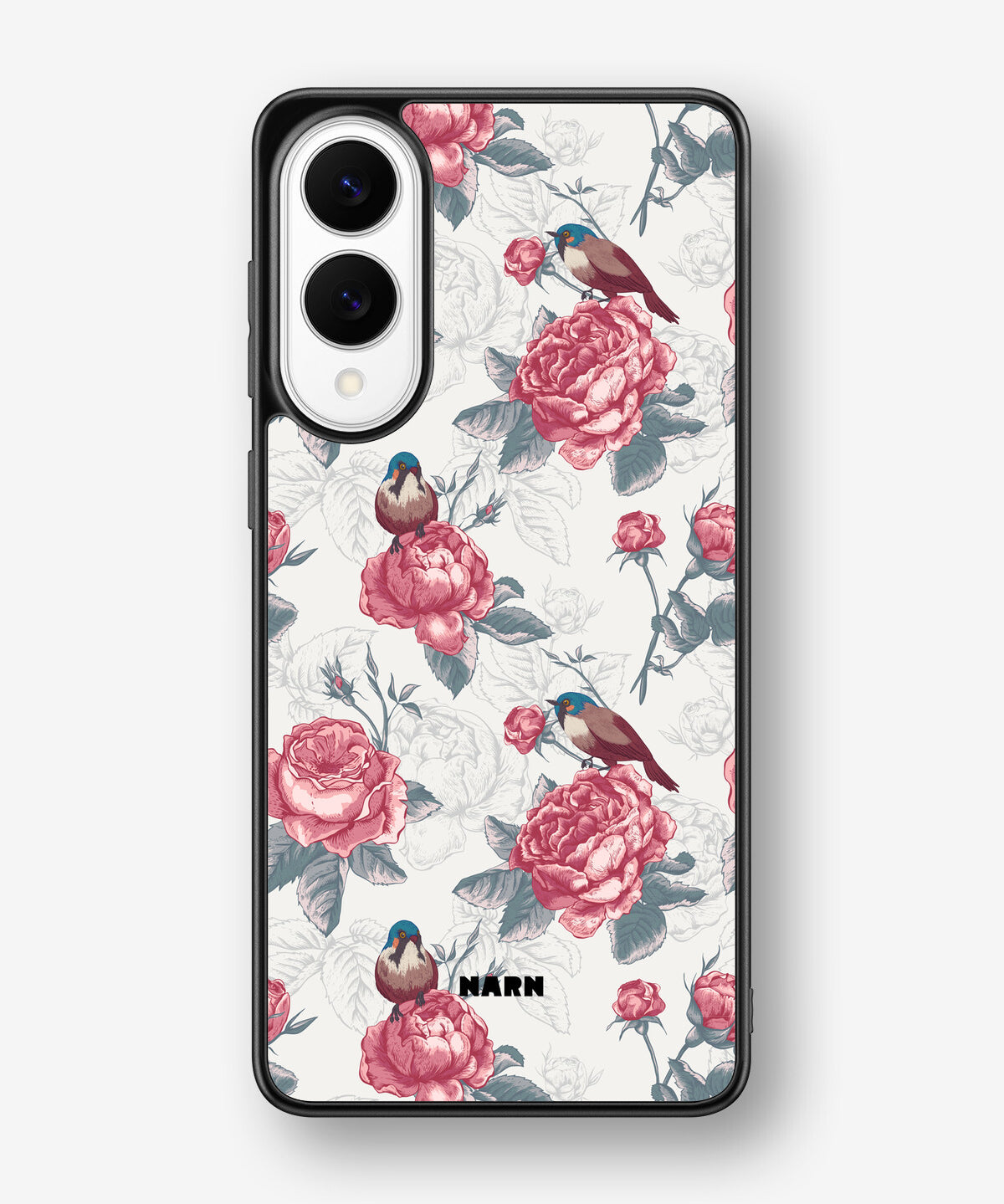 Samsung Galaxy S25 Edge Hard Case – Birds Among Roses - View 1