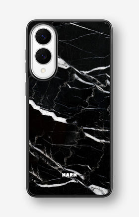 Samsung Galaxy S25 Edge Hard Case – Black Marble - View 1