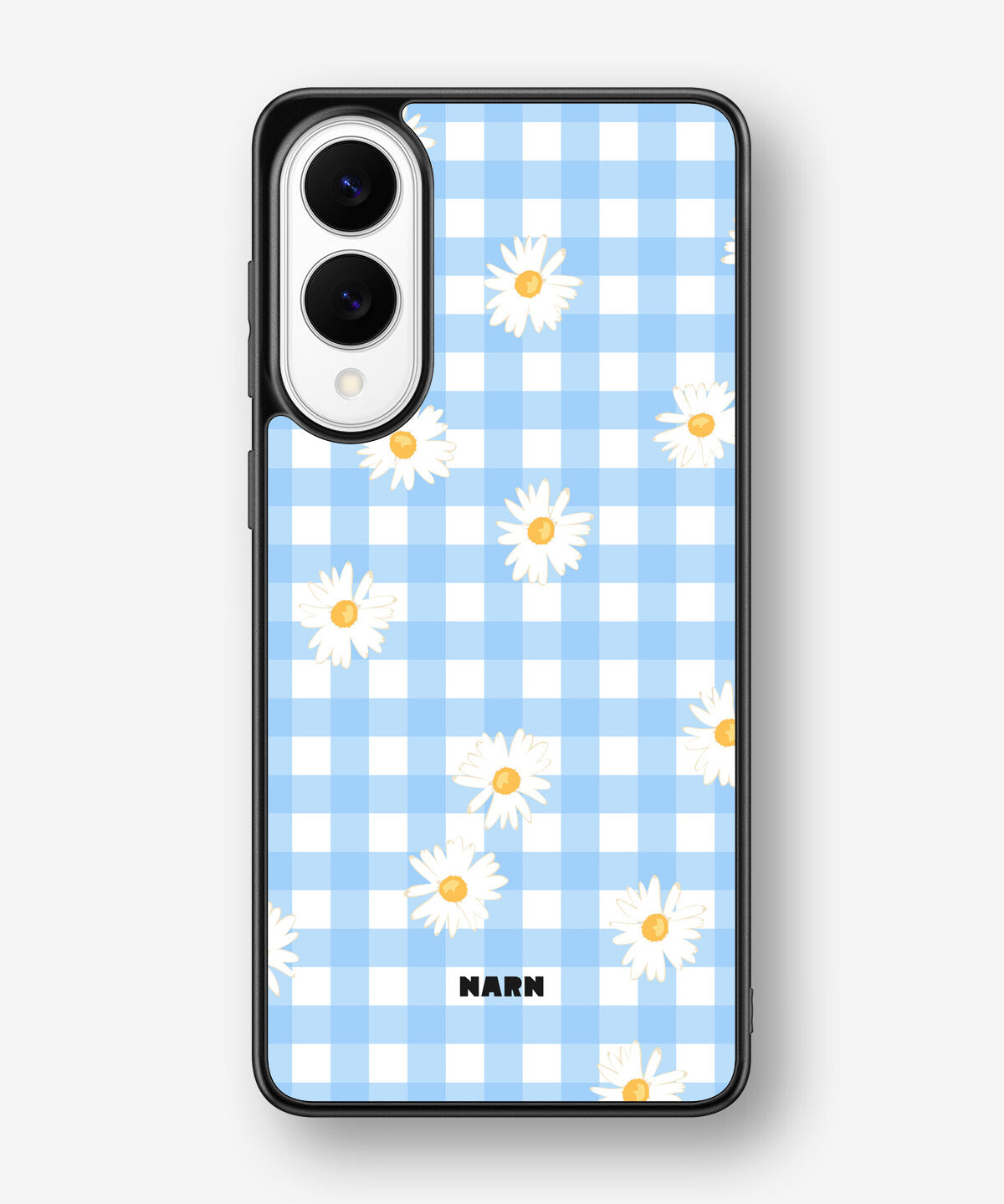 Samsung Galaxy S25 Edge Hard Case – Blue Daisies - View 1