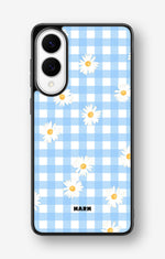 Samsung Galaxy S25 Edge Hard Case – Blue Daisies - View 1
