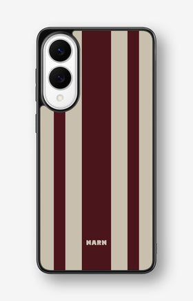 Samsung Galaxy S25 Edge Hard Case – Bordeaux Stripe - View 1