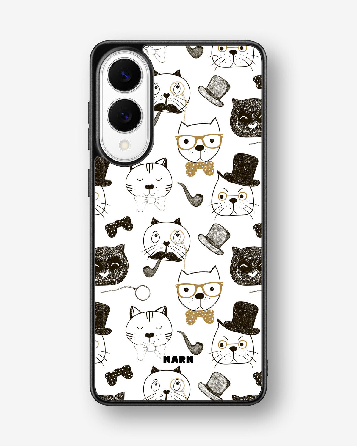 Samsung Galaxy S25 Edge Hard Case – Cartoon Cats - View 1