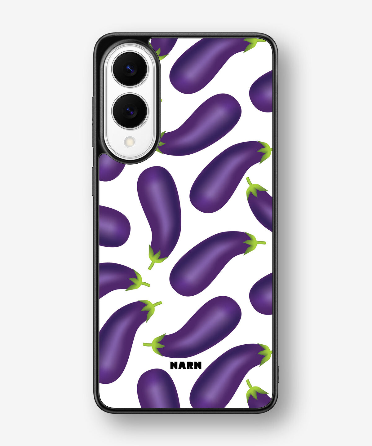 Samsung Galaxy S25 Edge Hard Case – Eggplant Pattern - View 1