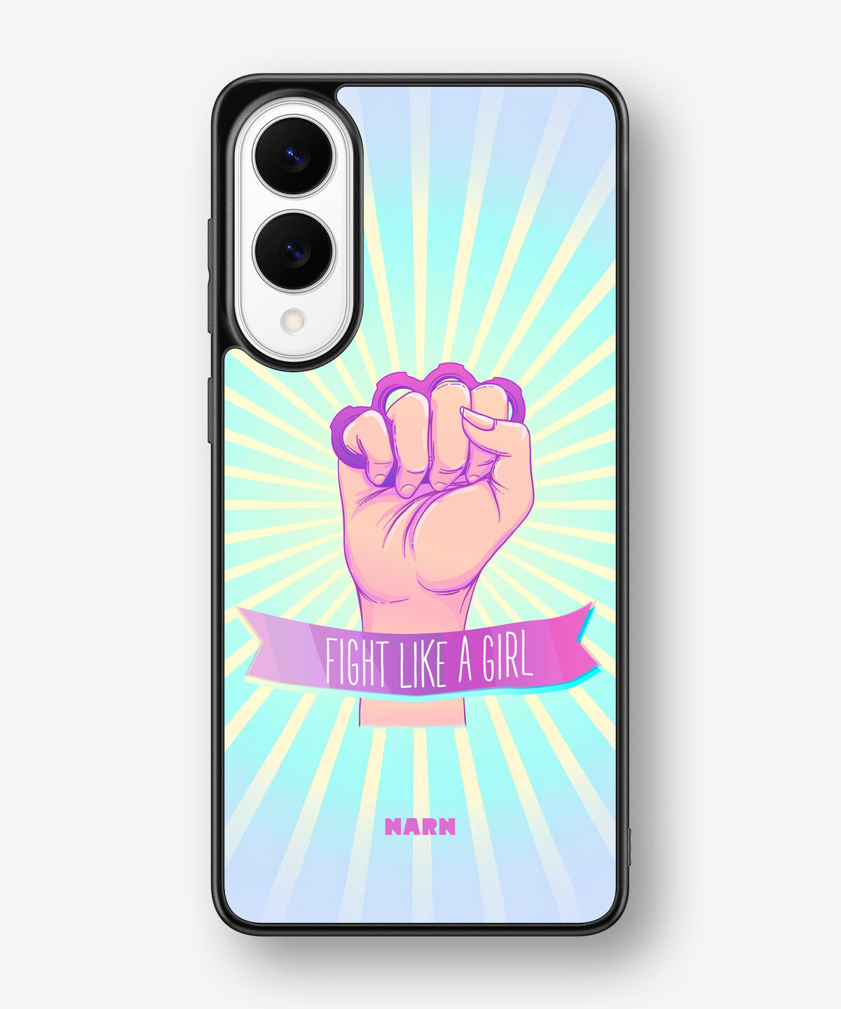 Samsung Galaxy S25 Edge Hard Case – Fight Like A Girl - View 1