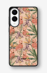Samsung Galaxy S25 Edge Hard Case – Flamingos & Flowers - View 1
