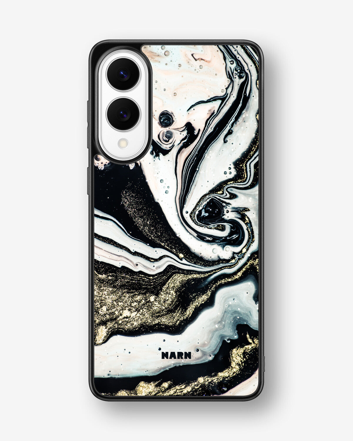 Samsung Galaxy S25 Edge Hard Case – Golden Swirl - View 1