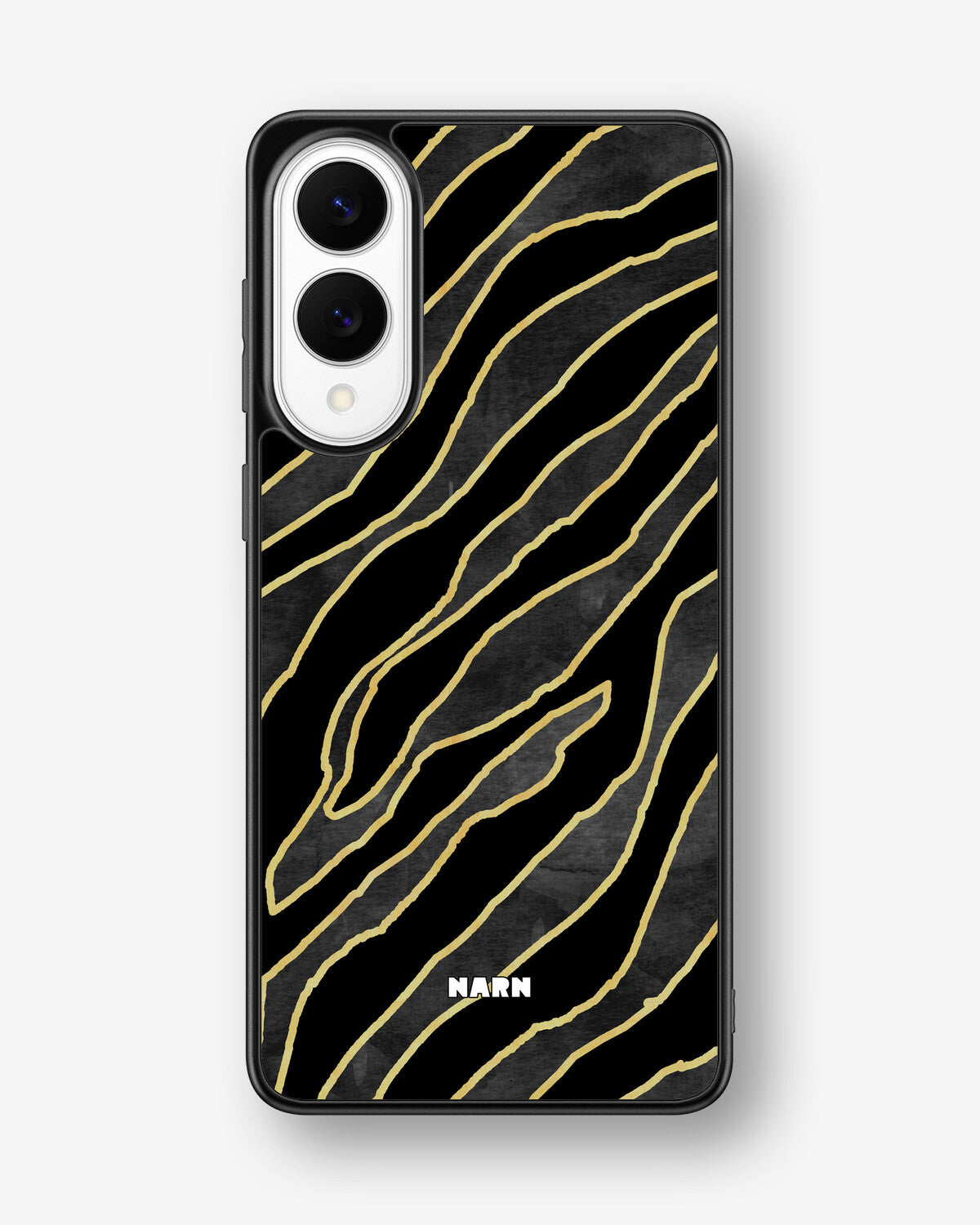 Samsung Galaxy S25 Edge Hard Case – Golden Zebra - View 1