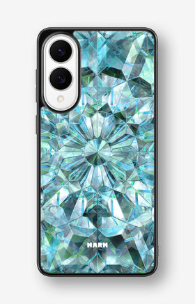 Samsung Galaxy S25 Edge Hard Case – Green Crystals - View 1