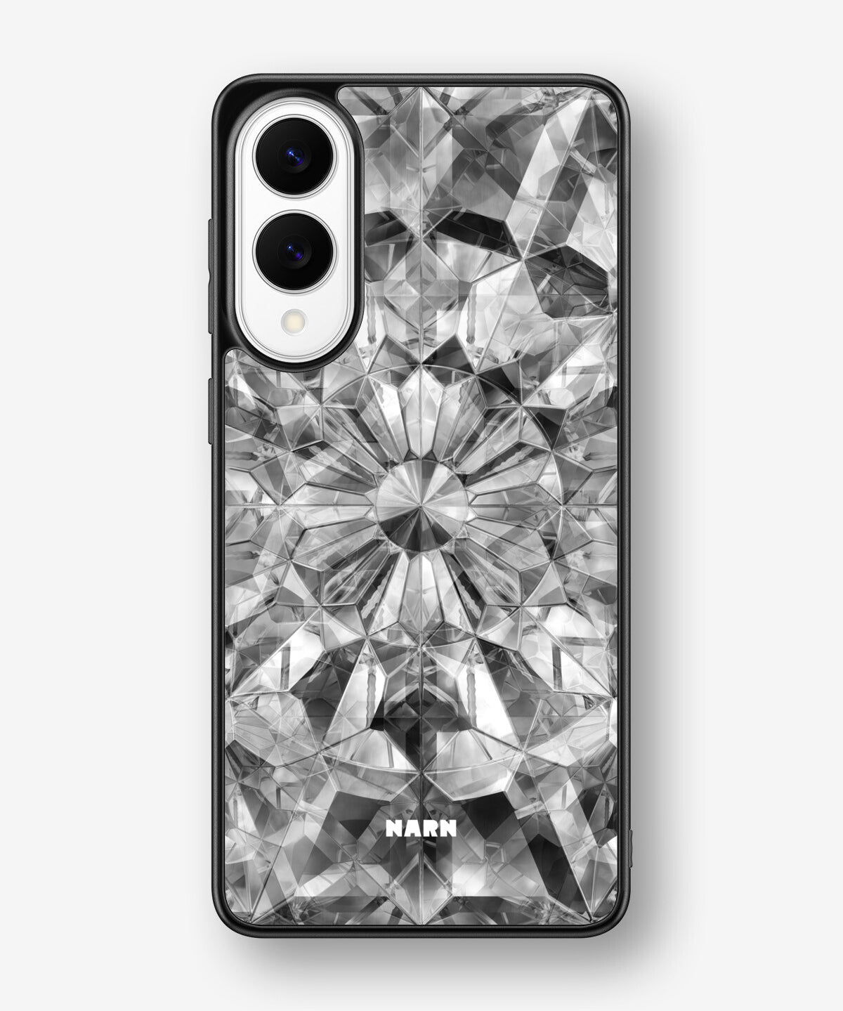 Samsung Galaxy S25 Edge Hard Case – Grey Crystals - View 1
