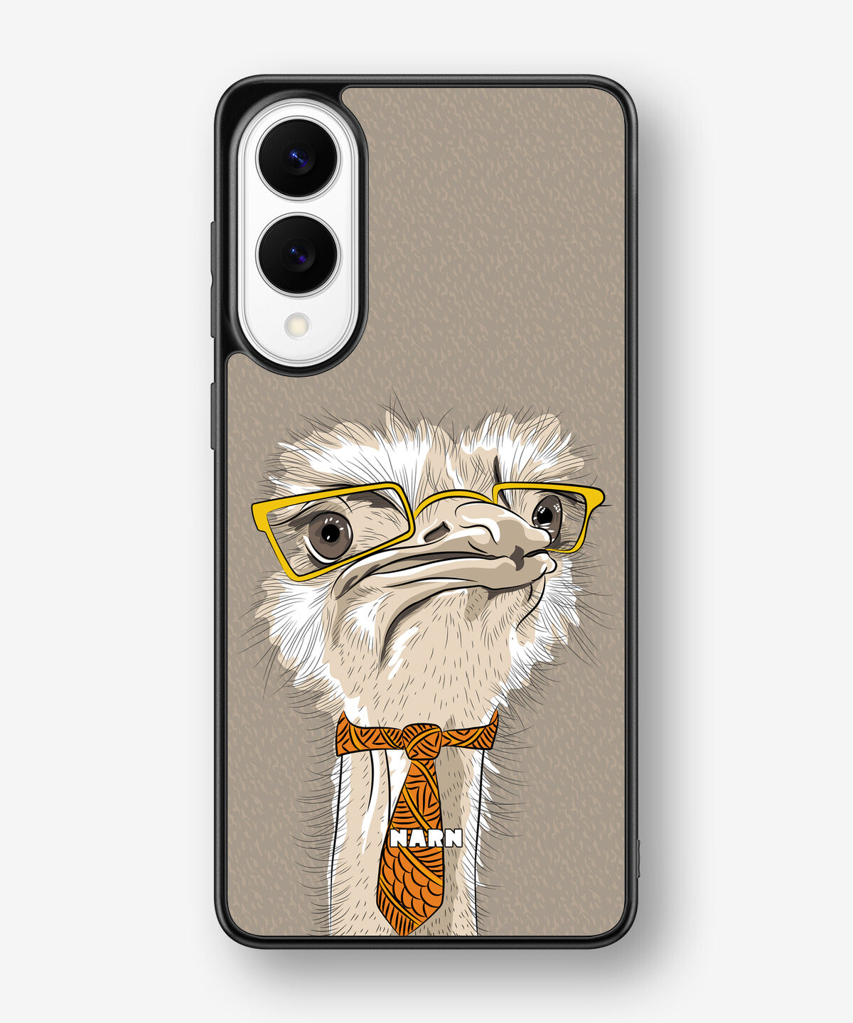 Samsung Galaxy S25 Edge Hard Case – Hipster Ostrich - View 1