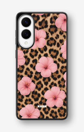 Samsung Galaxy S25 Edge Hard Case – Leopard Flower - View 1