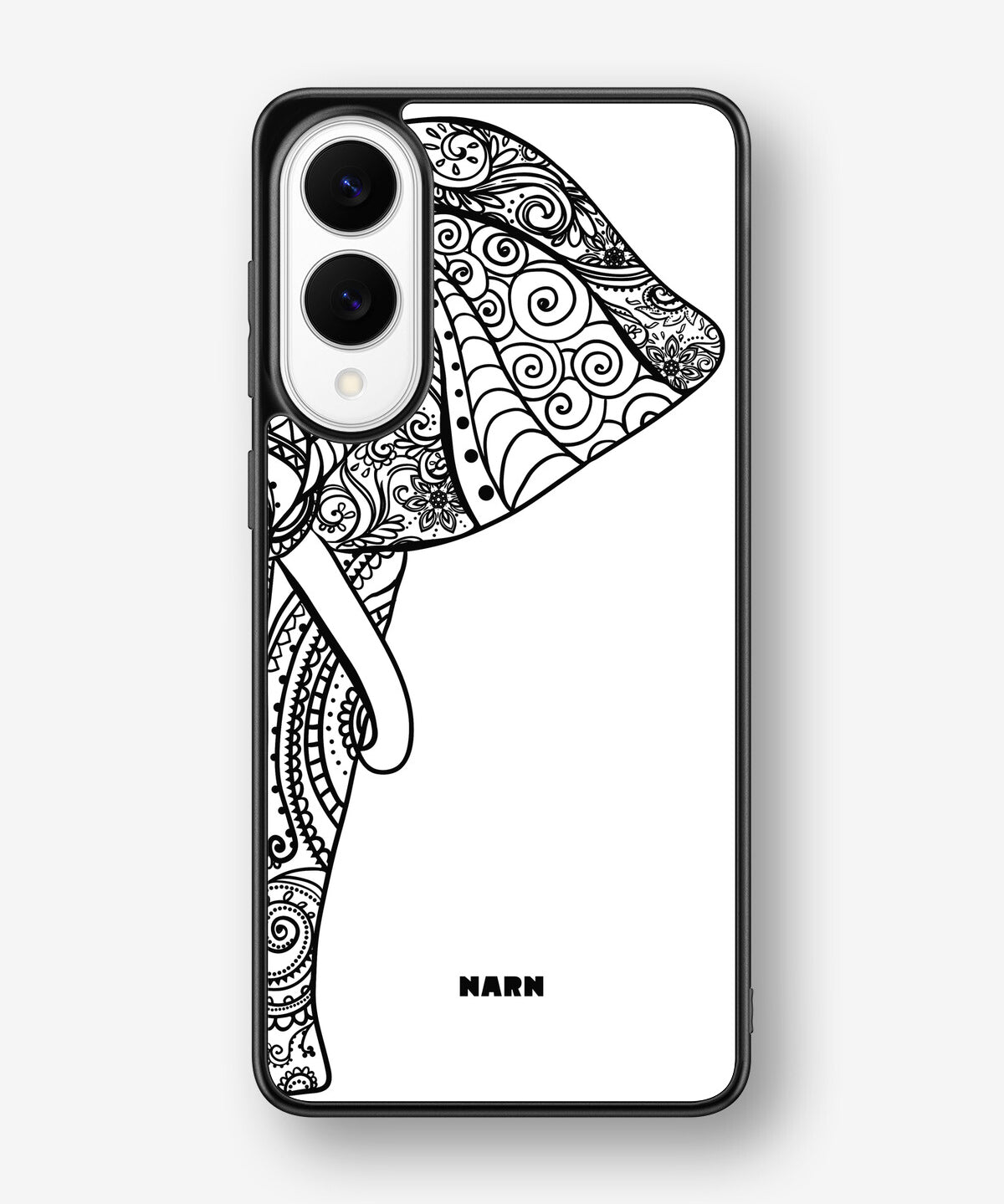 Samsung Galaxy S25 Edge Hard Case – Mandala Elephant - View 1