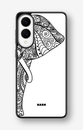 Samsung Galaxy S25 Edge Hard Case – Mandala Elephant - View 1