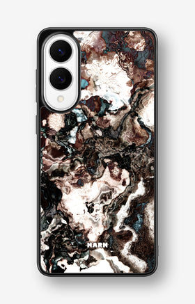 Samsung Galaxy S25 Edge Hard Case – Marble Brown - View 1